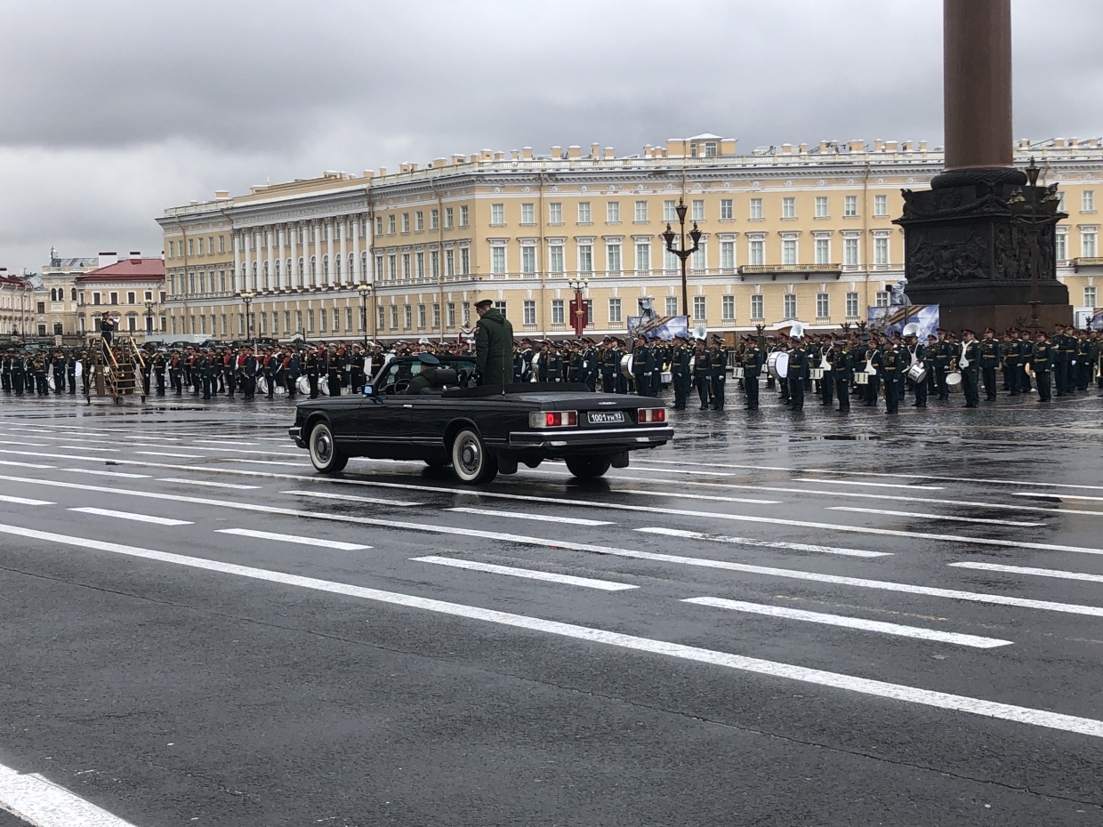 Репетиция парада Победы в Петербурге в 2021 году