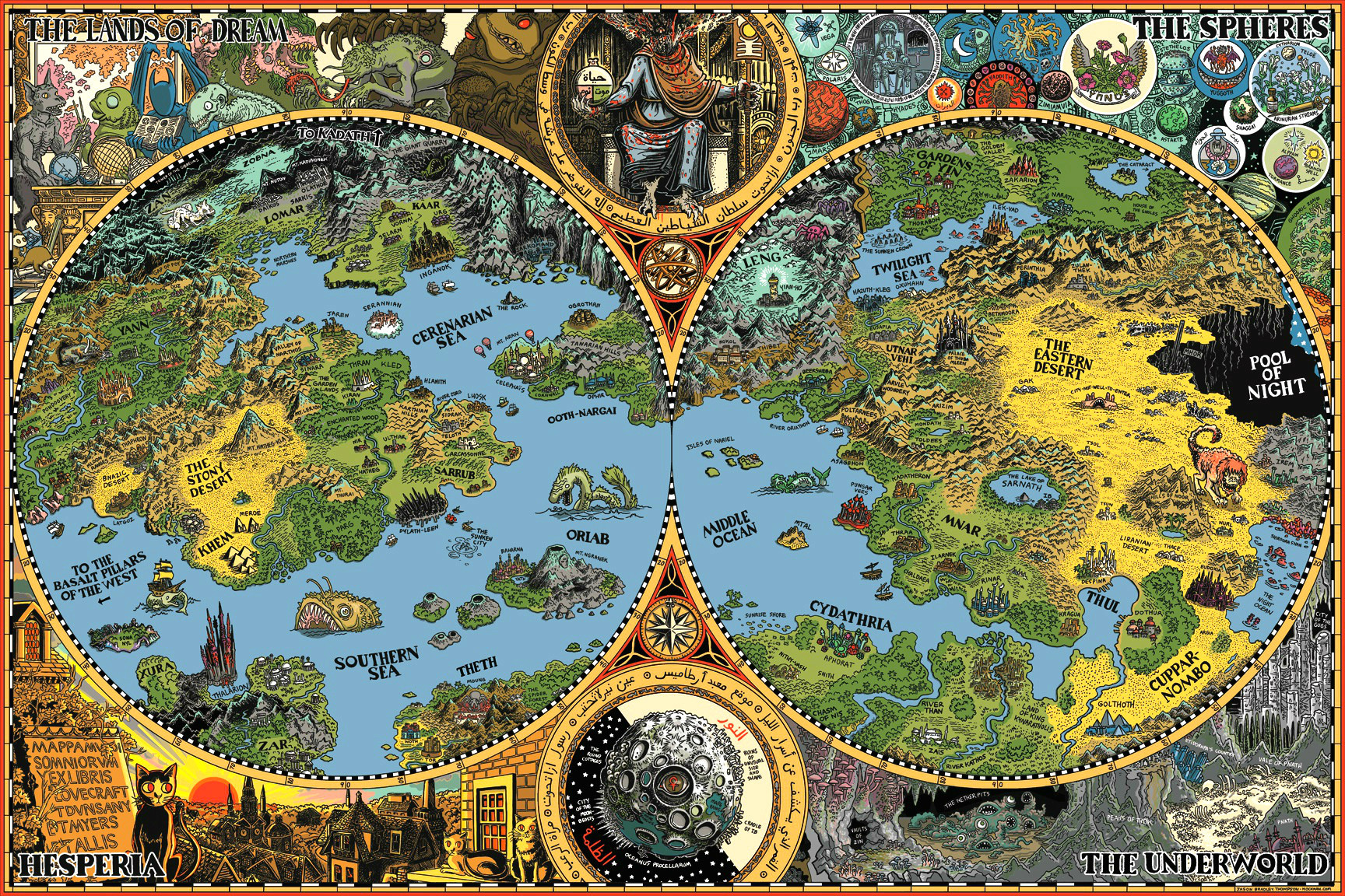 15 великолепных карт несуществующих миров вымышленные миры,интересное,карты,фэнтези