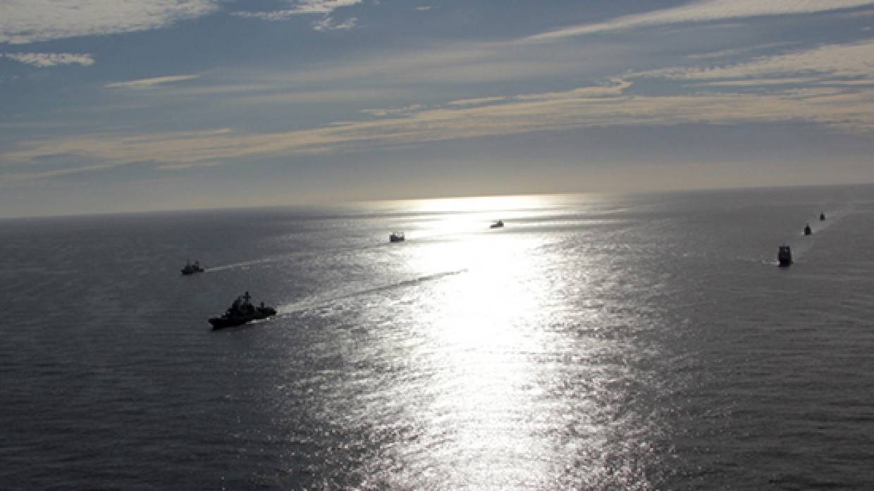 Военные корабли Тихоокеанского флота вернулись во Владивосток после российско-китайских учений