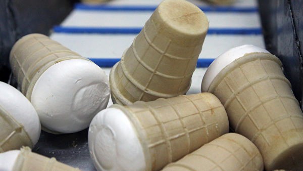 Производственная линия по изготовлению пломбира в вафельных стаканчиках на ООО Винтерпром в Донецке