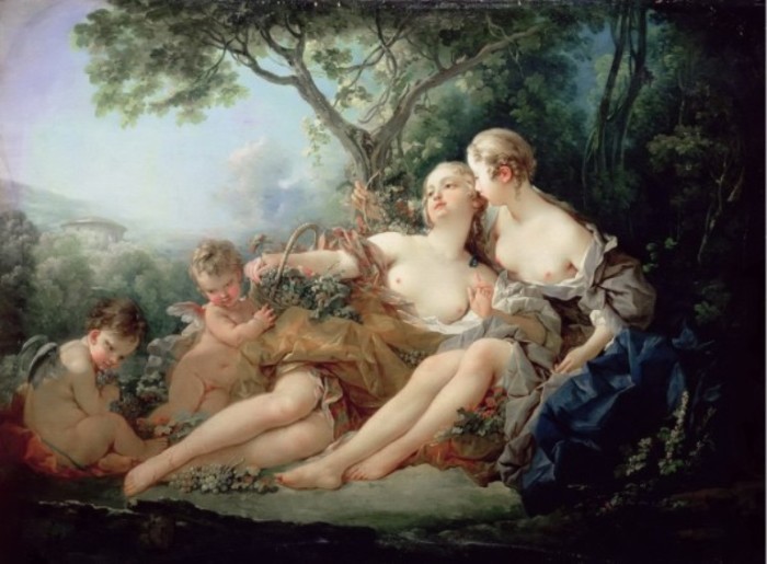 Вакх и Эригона. Автор: Francois Boucher.