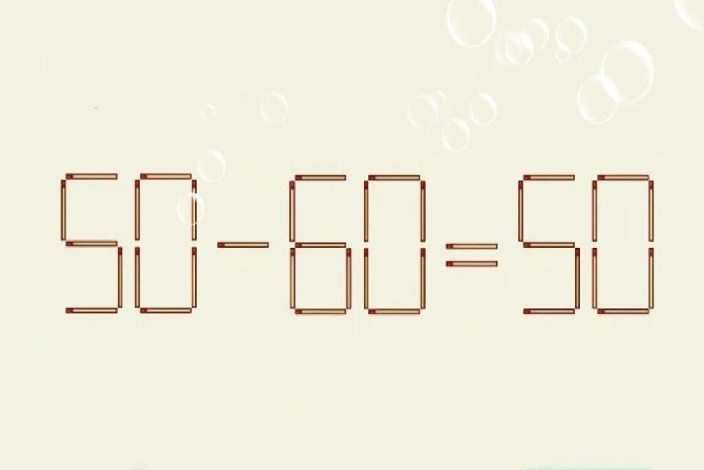 Задача на логику: переставьте 1 спичку всего за 20 секунд