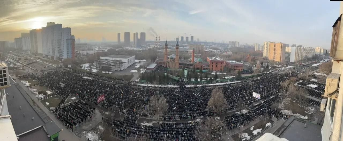 Утренний кофе с видом на море людей: неожиданная картина в центре Петербурга