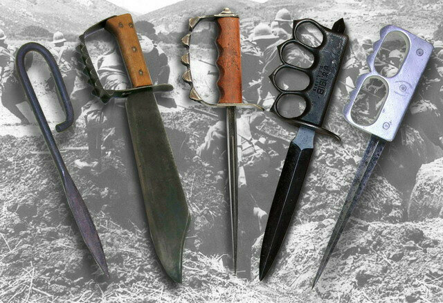 Смертоносное и бескомпромиссное оружие окопной войны - траншейные ножи