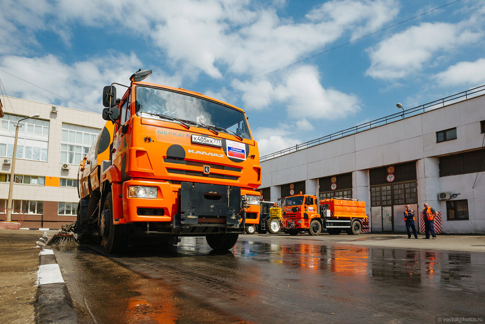 Как моют Москву Как моют Москву