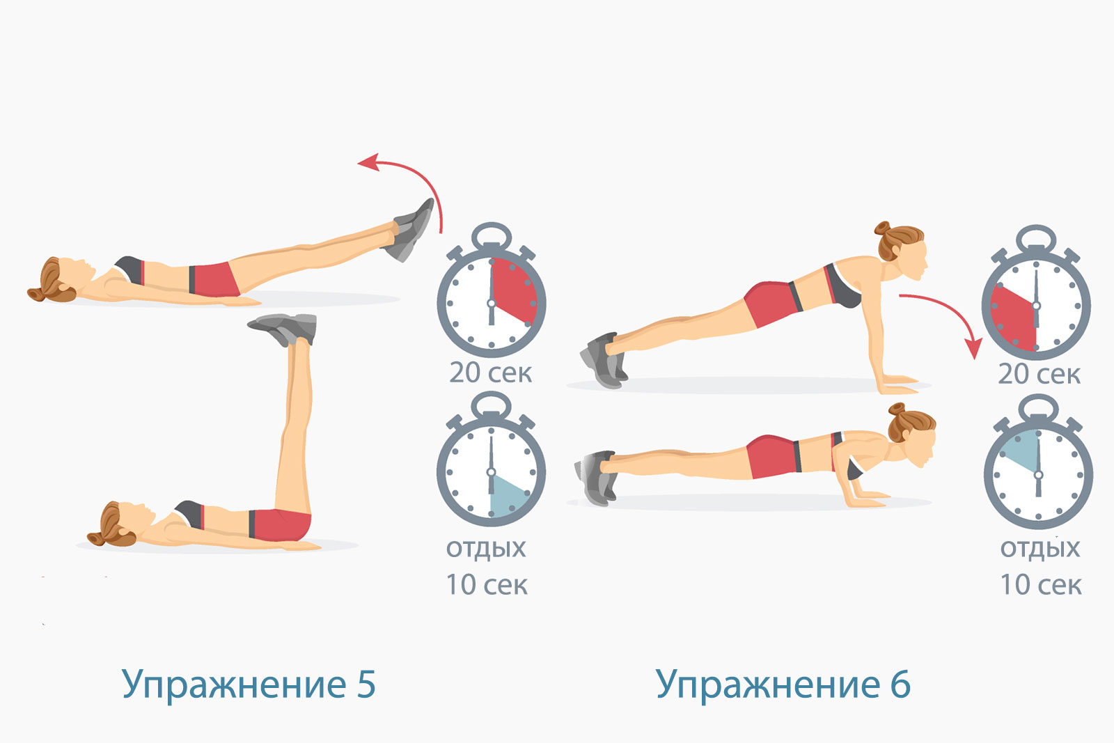 Программа тренировок Табата — упражнение 3