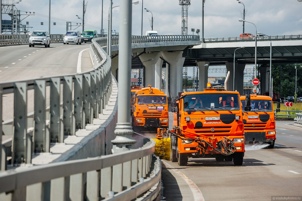 Как моют Москву Как моют Москву