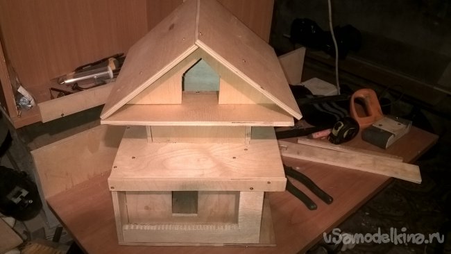 Двухэтажный скворечник в стиле люкс Двухэтажный скворечник в стиле люкс кормушка своими руками