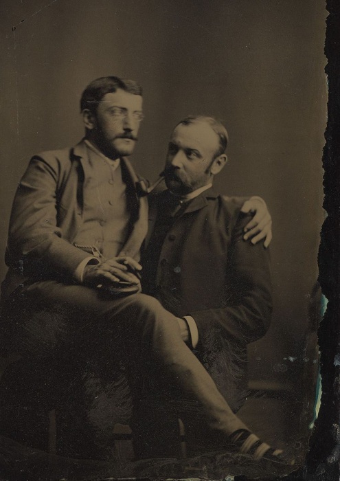 Фотография мужчин времен викторианской эпохи, 1880-1890-е гг. | Фото: mashable.com.