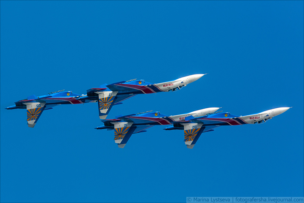 Русские витязи и Стрижи на China Airshow 2016