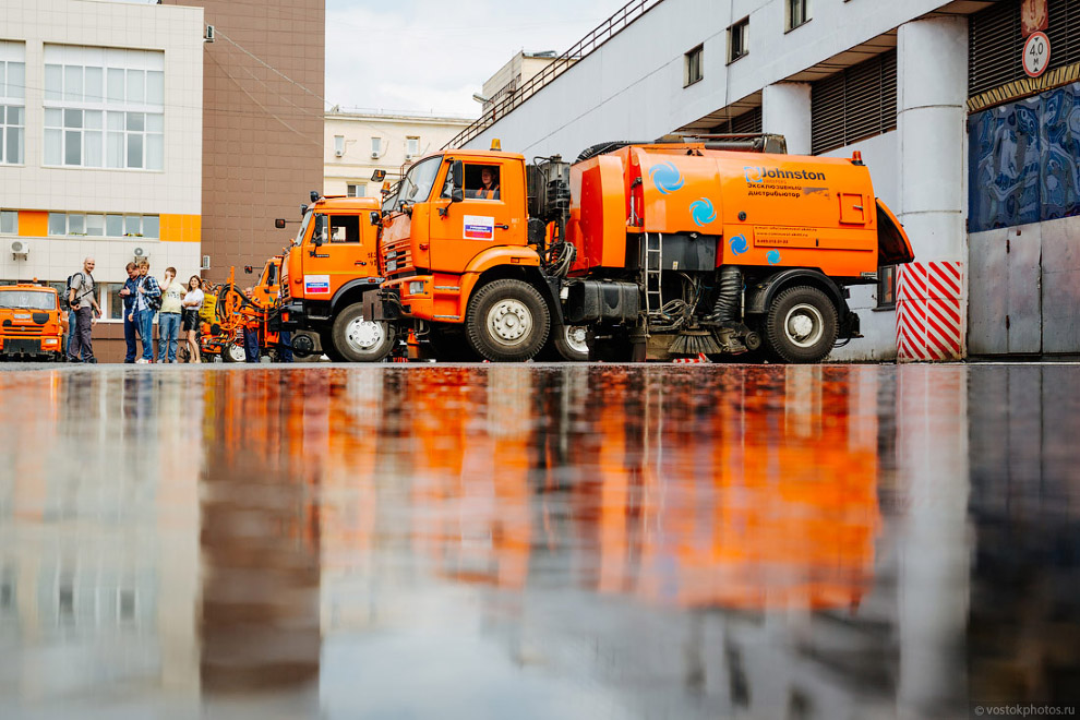 Как моют Москву Как моют Москву