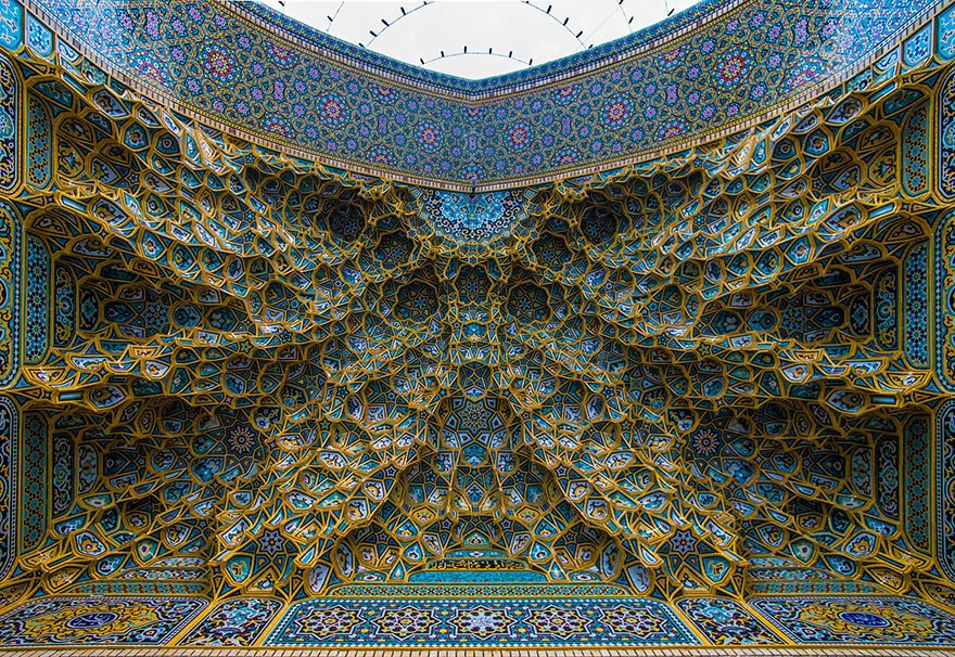 Чарующие и гипнотизирующие своды мечетей ИранМечеть, Шираз, альМульк, Насир, Исфахан, формы, архитектуры, исламской, Лютфуллы, Шейха, и геометрические, узоры, Фатимы, Масуме, можно, мечеть, Что ж, архитектурыХрам, удивительный, откроем