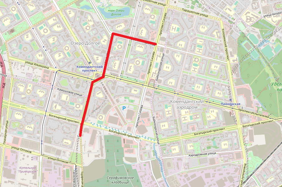 Троллейбус 27 маршрут на карте. Парк озеро долгое СПБ.