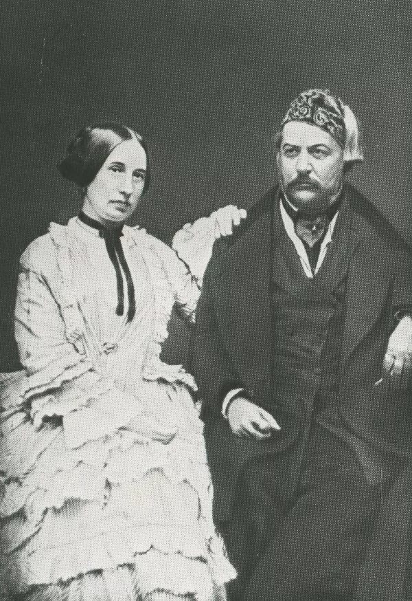 Михаил Глинка с женой