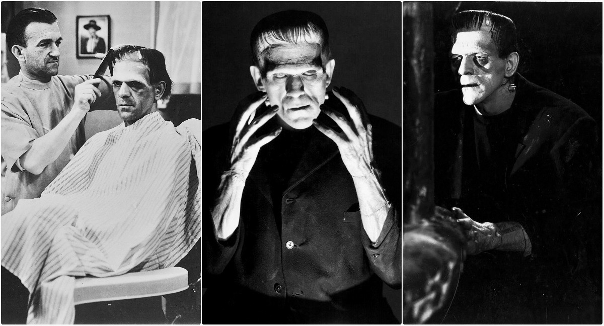 Старые снимки Бориса Карлоффа в роли монстра из фильма «Франкенштейн»  