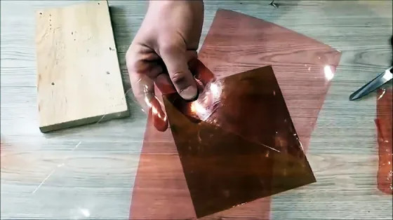 Как сделать лист из ПЭТ бутылки своими руками