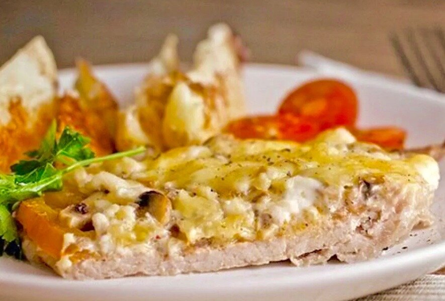 Мясо по-французски.