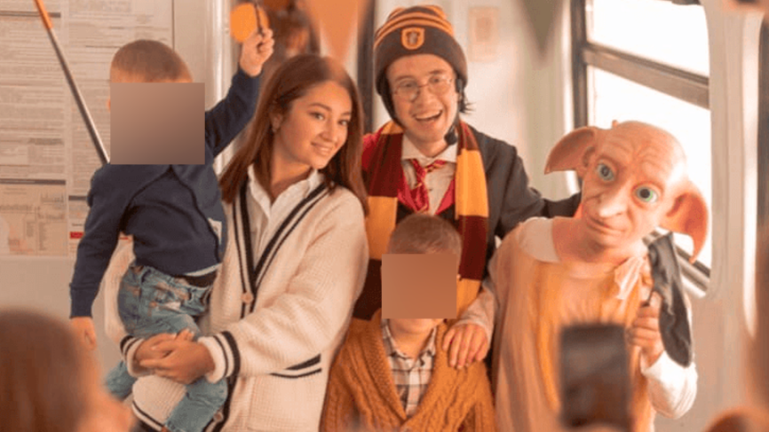 Поезд с героями книг про Гарри Поттера запустили в Башкирии