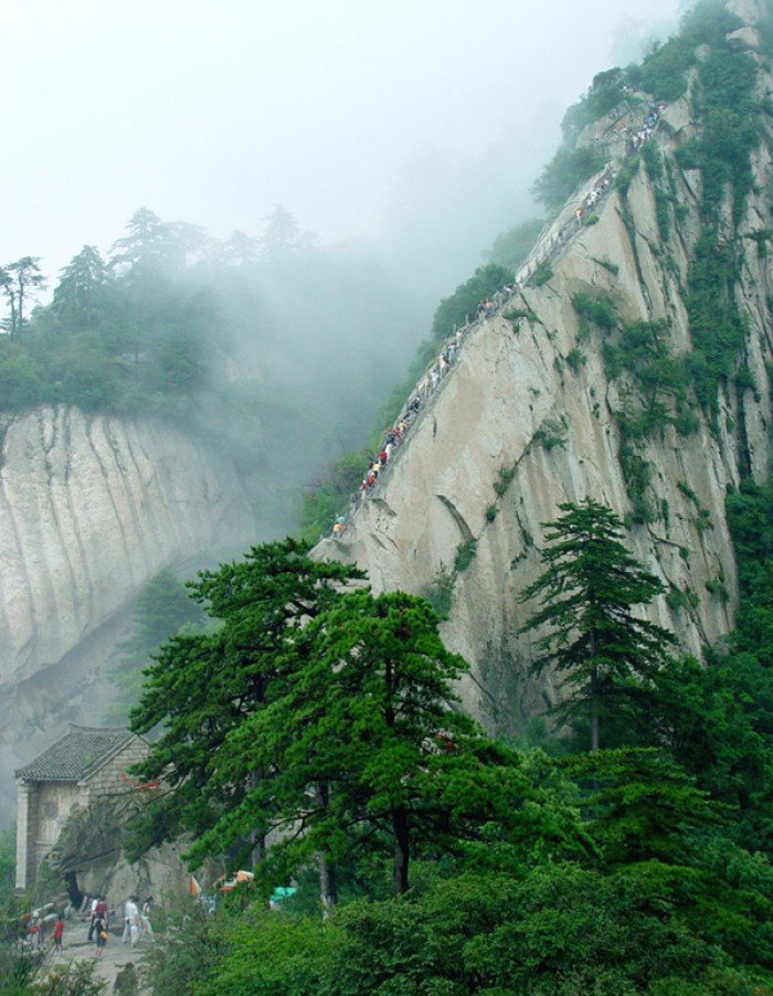 "Тропа смерти" в Китае - самая страшная тропа в мире. Фото 10