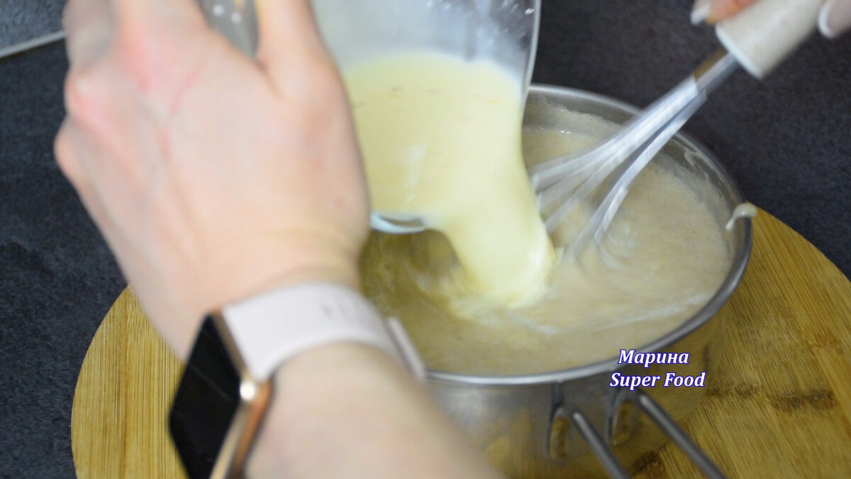 Банановый крем для любого торта: Рецепт домашнего заварного крема со сливками чтобы, посуду, добавляем, очень, бананы, банановый, ставим, крема, перемешиваем, кастрюльку, минуты, после, сладкие, смесь, около, основа, крахмала, нужно, граммов, мешая