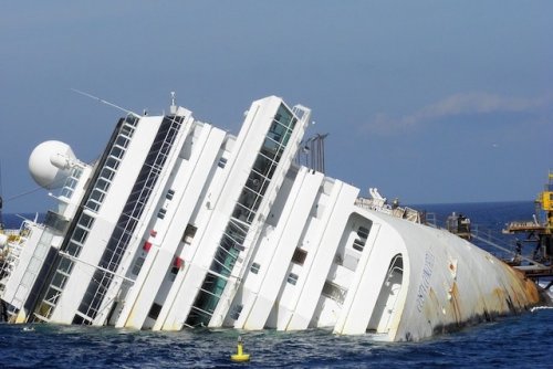 Интересные факты о крушении Costa Concordia катастрофы,корабли,море