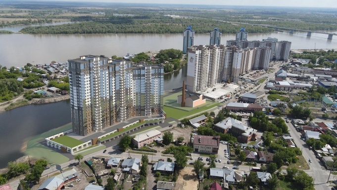 Проект застройки ветхих кварталов вдоль Ковша утвердили в Барнауле
