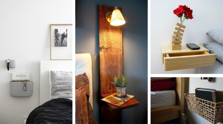 Чем заменить прикроватные тумбы? 10 неожиданных идей Чем заменить прикроватные тумбы? 10 неожиданных идей интерьер и дизайн,спальная комната