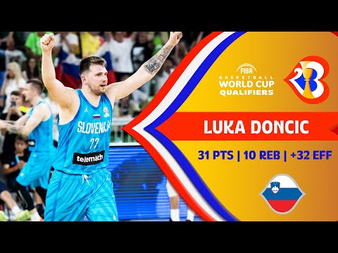 Лука Дончич набрал 31+10+6 в матче за сборную Словении