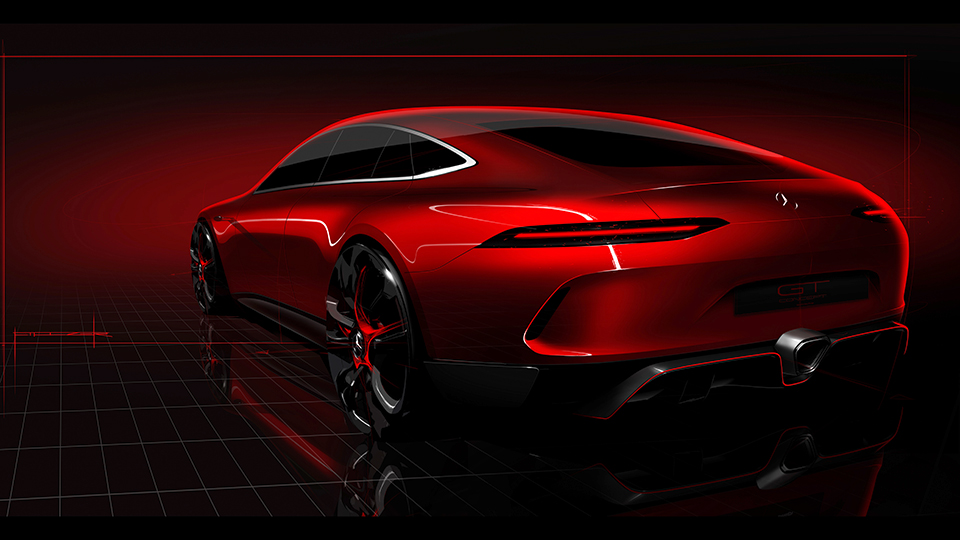 Mercedes-Benz показал профиль конкурента Porsche Panamera