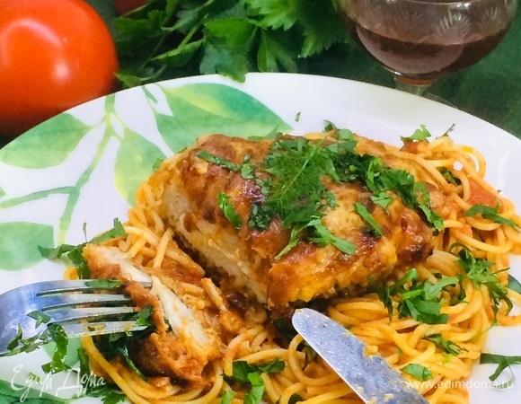 Курица пармиджано блюда из курицы,итальянская кухня,мясные блюда