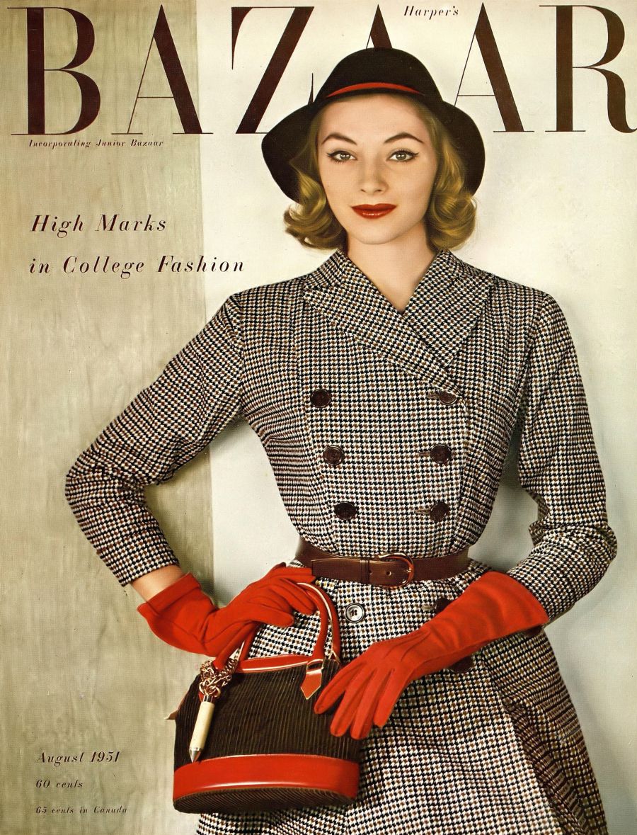 Вики Дуган на обложке Harper's Bazaar, 