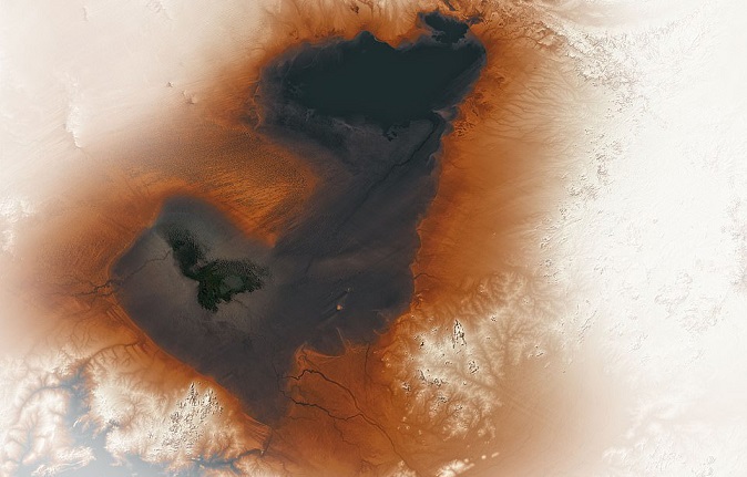 Ученые опубликовали снимок гигантского древнего озера в Африке
