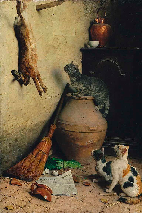 Гаэтано Чиерици, Кошки и кролик