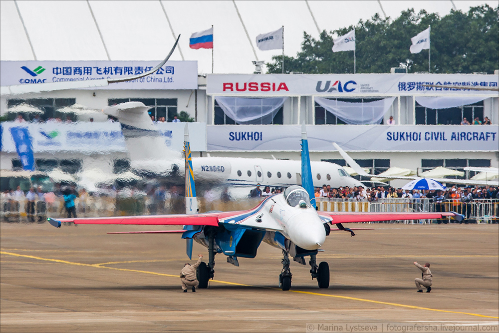 Русские витязи и Стрижи на China Airshow 2016
