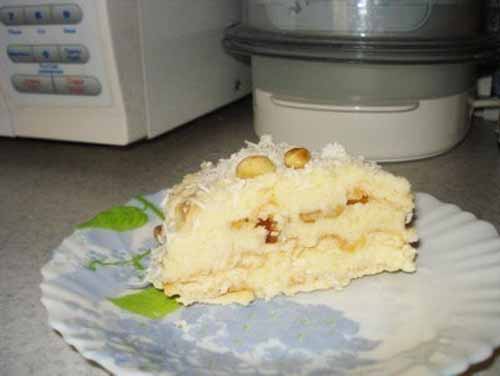 кокосовый торт без выпечки
