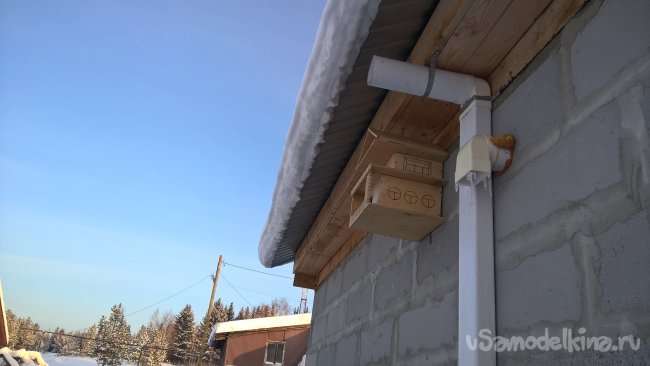 Двухэтажный скворечник в стиле люкс Двухэтажный скворечник в стиле люкс кормушка своими руками