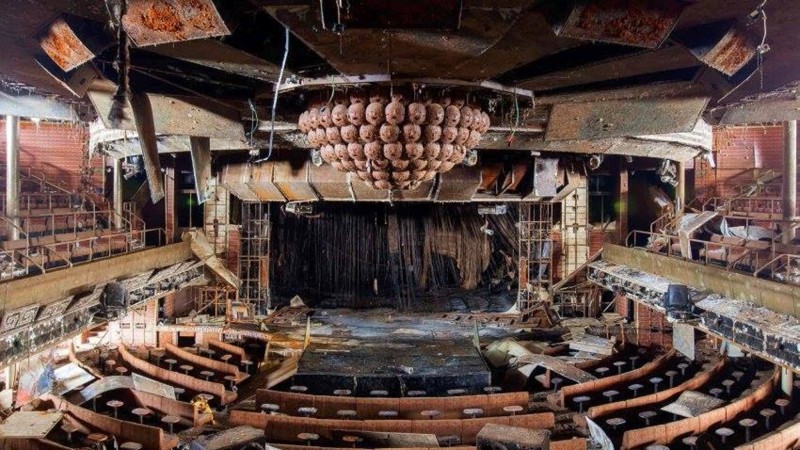 Когда-то этот театр поражал своей роскошью коста конкордия, крушение, лайнер, фотография