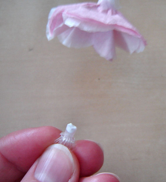 Цветущая вишня из бумаги. Ночник.  Мастер-класс идеи