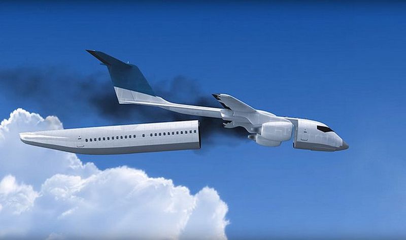 Создан самолет, пассажиры которого смогут спастись! Фантастика! (видео)