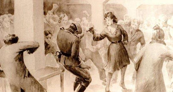 Кровавый стриптиз Франчески Манн в лагере смерти 