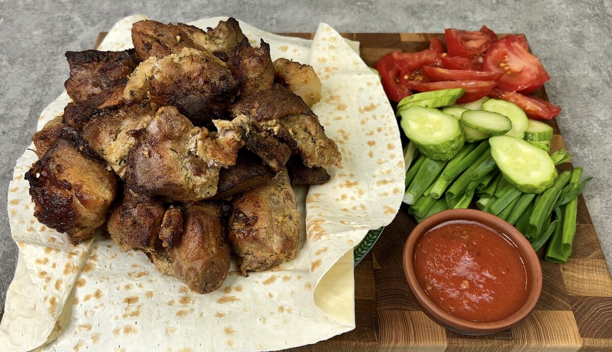 Готовое мясо, листайте фото