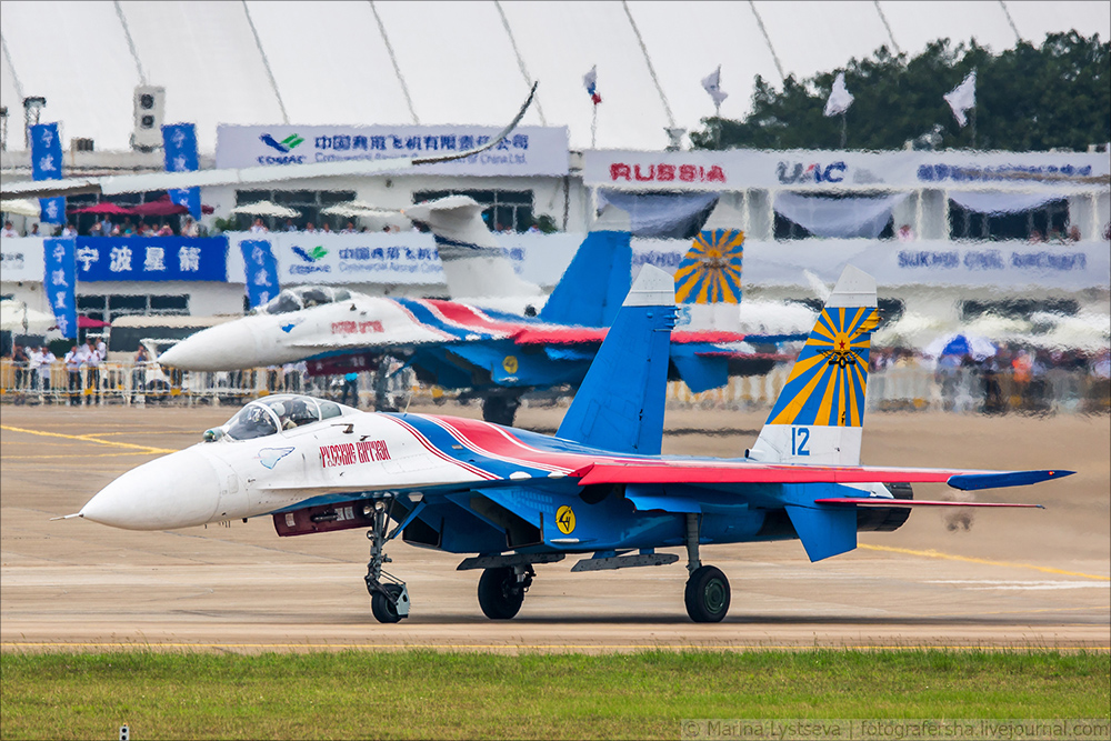 Русские витязи и Стрижи на China Airshow 2016