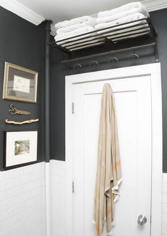 Как заставить маленькую ванную вместить необъятное. 6 «умных» идей хранения Как заставить маленькую ванную вместить необъятное. 6 «умных» идей хранения идеи для дома,интерьер и дизайн