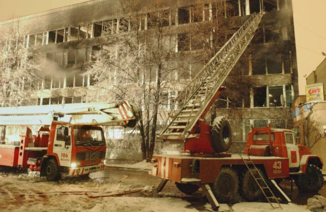 Пожар в общежитии РУДН