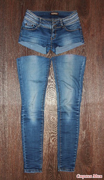 Переделка джинсов в супер жилетку handmake,одежда,шитье