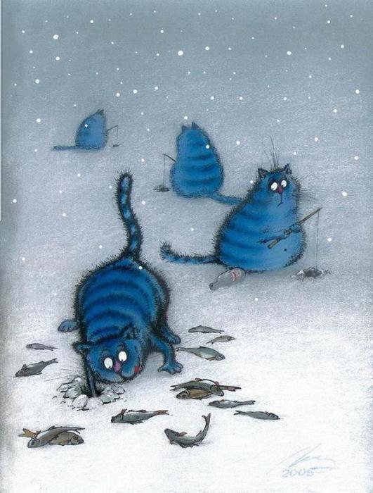 Непростая жизнь дворовых кошек и котов. Художница Ирина Зенюк Непростая жизнь дворовых кошек и котов. Художница Ирина Зенюк иллюстрация