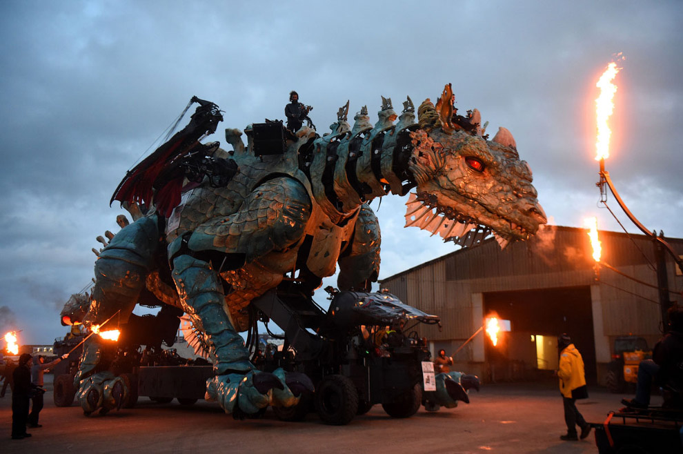 Театр La Machine, или дракон во Франции Европа,Путешествия,фото