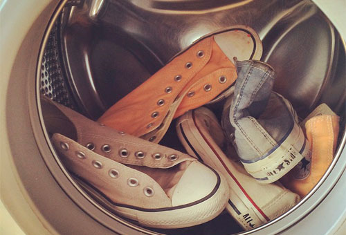 кросовки в стиральной машине