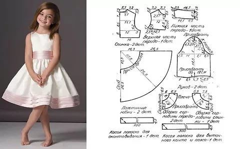 Праздничные платья для дочек или внучек. Подборка идей и выкроек httpswwwyoutubecomwatchvUYorAtMP5tI Источник ➝