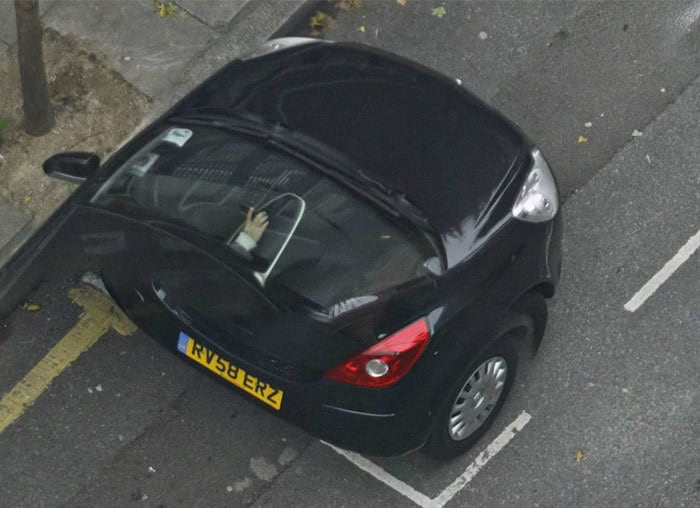 Panorama Of London Reveals Futuristic 2 Wheeled Car Design, Driven By A Prosthetic Hand